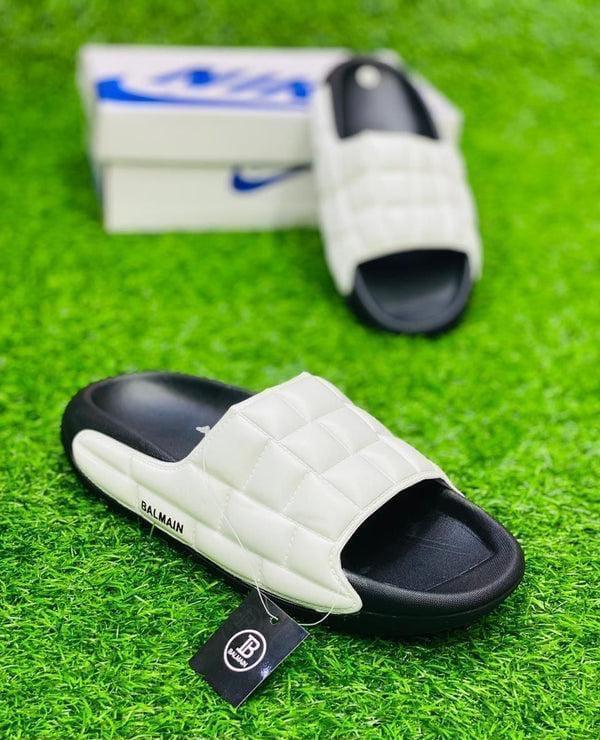 Men's Synthetic Leather Casual Slide Slippers