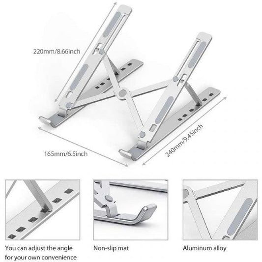 Foldable Adjustable Aluminum Laptop Stand